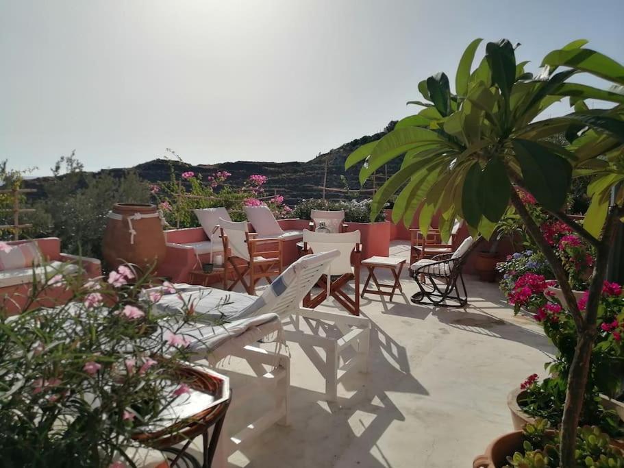 Casa Dei Melograni At Vourlidia Leros Villa Vromolithos Exteriör bild
