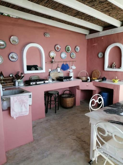 Casa Dei Melograni At Vourlidia Leros Villa Vromolithos Exteriör bild